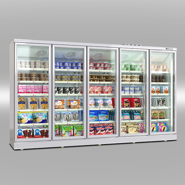 Luxury remote showcase freezer