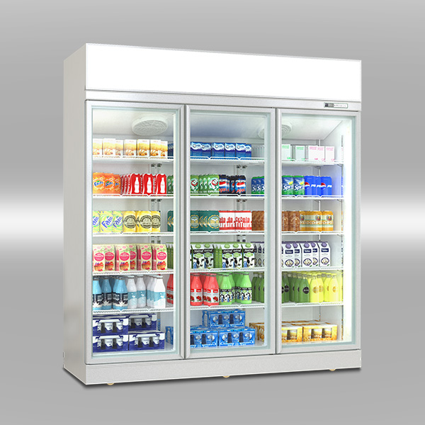 Luxury top mount showcase cooler