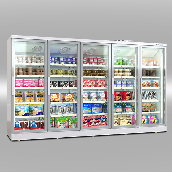 Luxury remote showcase freezer