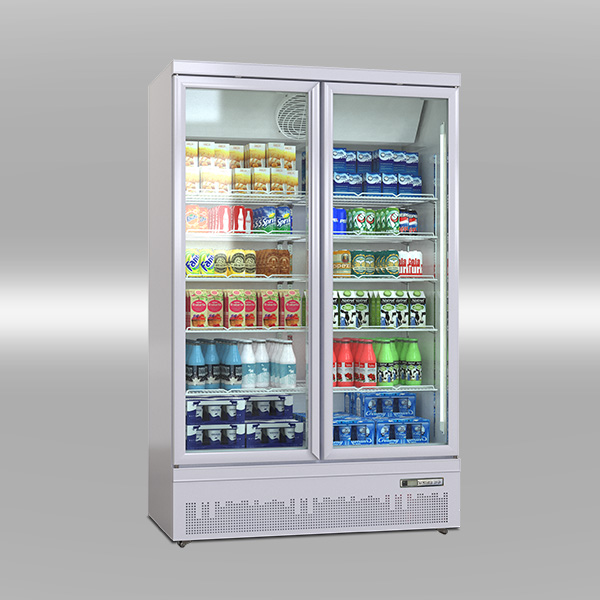 Luxury bottom mount showcase cooler