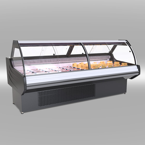 CURVED GLASS DELI SERVE-OVER COUNTER