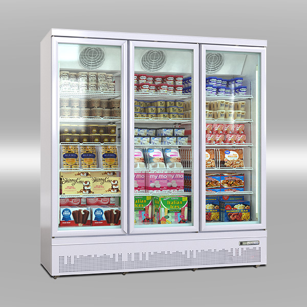 Luxury bottom mount showcase freezer