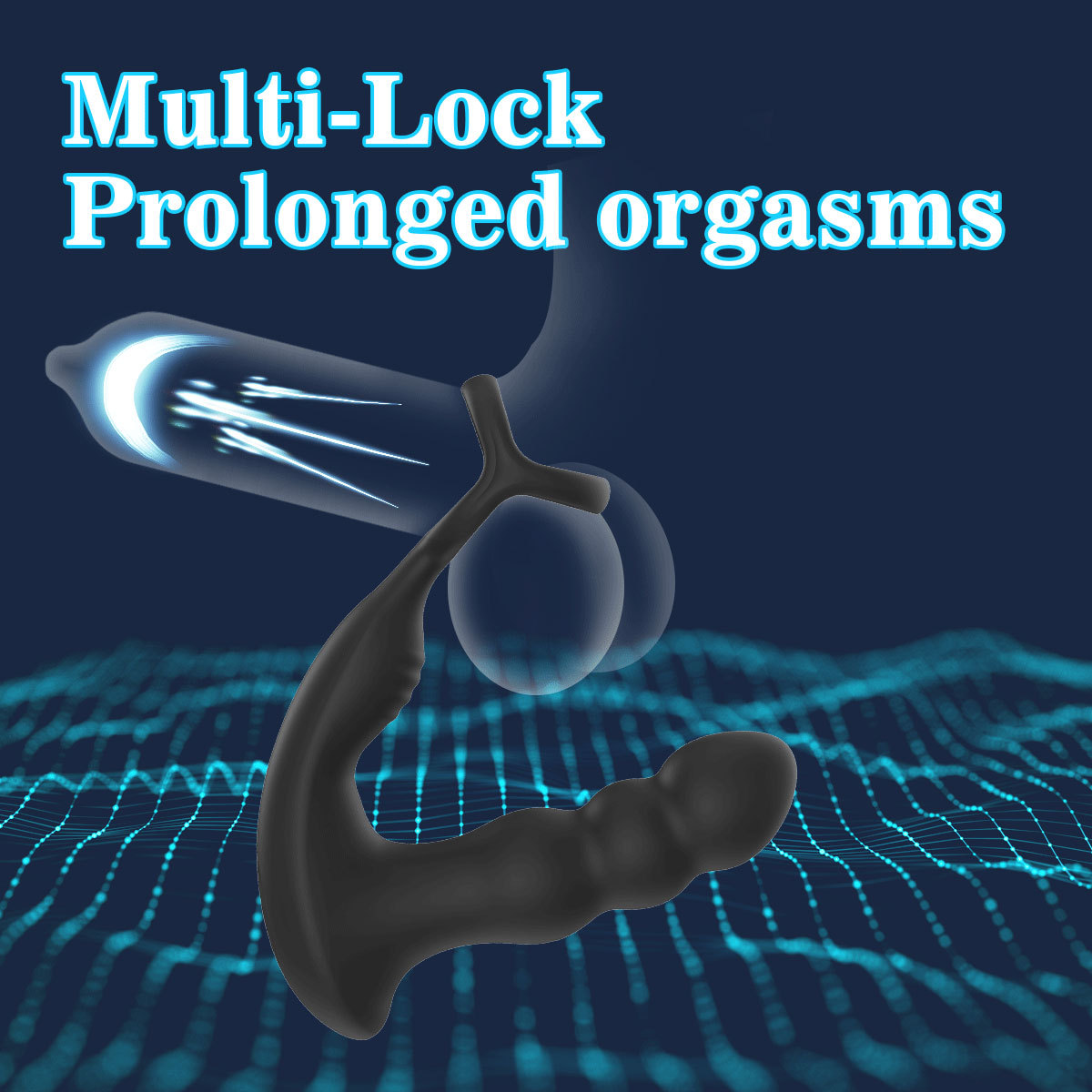 Thrusting Anal Prostate Massager, vibrating Butt Plug and Cock Ring for Gay Couples, LGBTQ sextoy with 8 Vibration Modes 360" rotation, Waterproof Wireless Remote Control for Men’s Anal Stimulation and Enhanced Pleasure