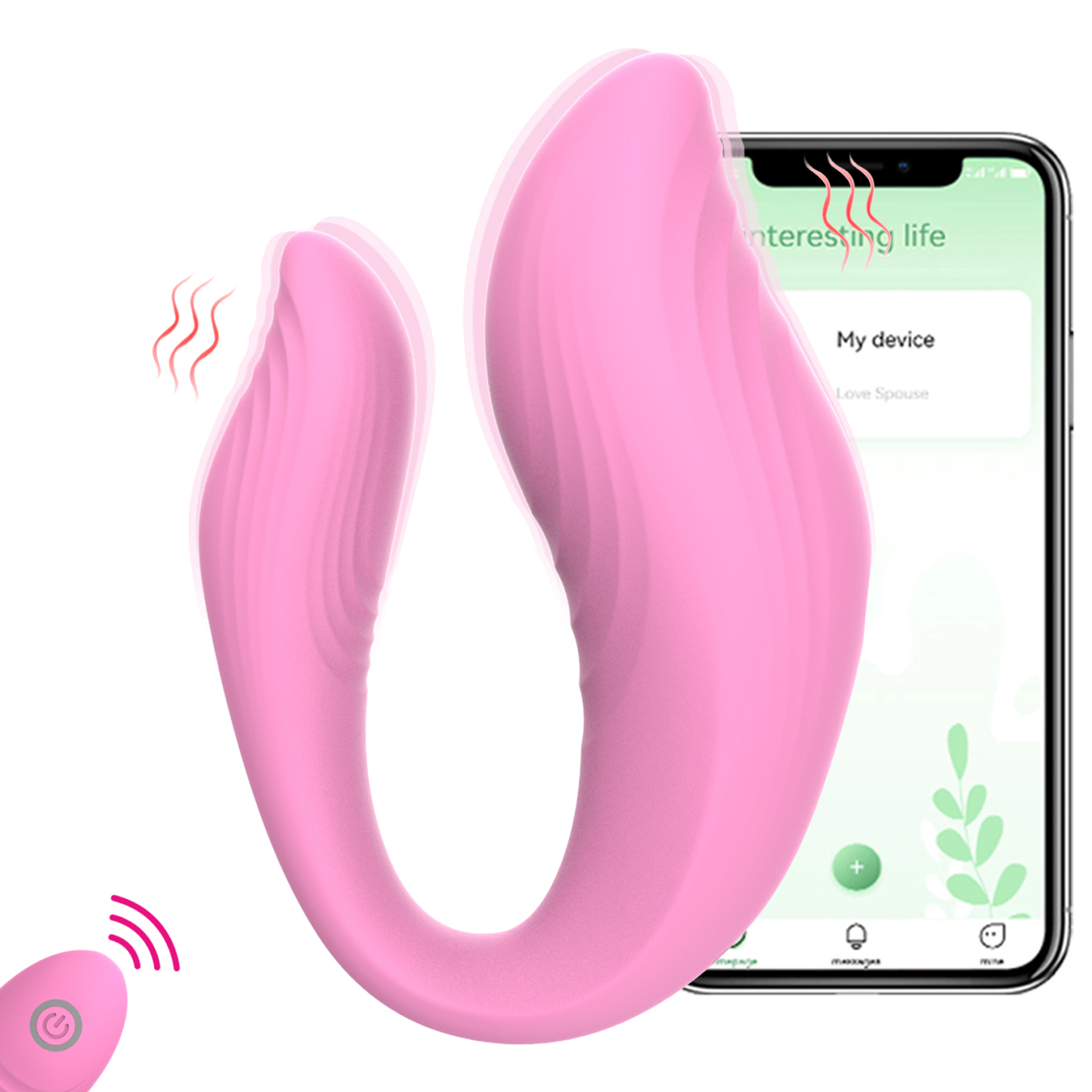 Remote Control vibrator for Anal and Clitoral Stimulation, Sex Toy for Women and Couples, Full silicone Panty Vibrating Butt Plug and 10 Vibration Modes for Pleasure at Both Ends