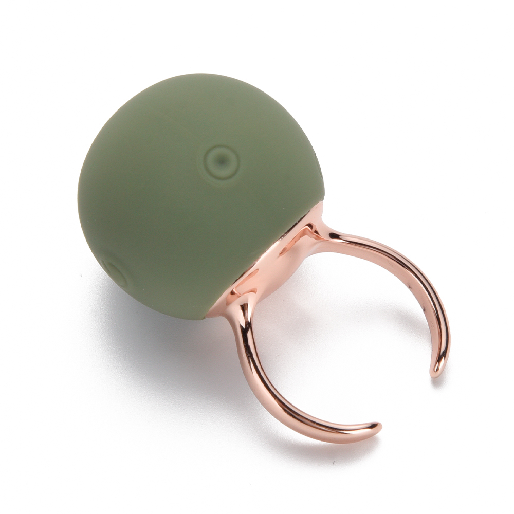 Ring Vibrator Silicone rechargeable bullet finger vibrator female device masturbator toy supplies vibration