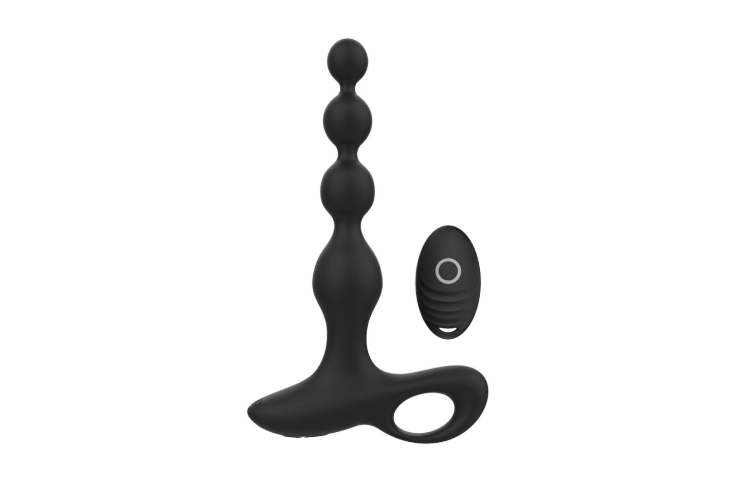 Thrusting Vibrator for Anal Beads Butt Plug, Adult Sex Toy for Men, Pull Ring and 10 Vibration Modes, Waterproof and Wireless Remote Contro Pull Ring and 10 Vibration Modes, Waterproof and Wireless Remote Controlled Prostate Massager for Women and Couples