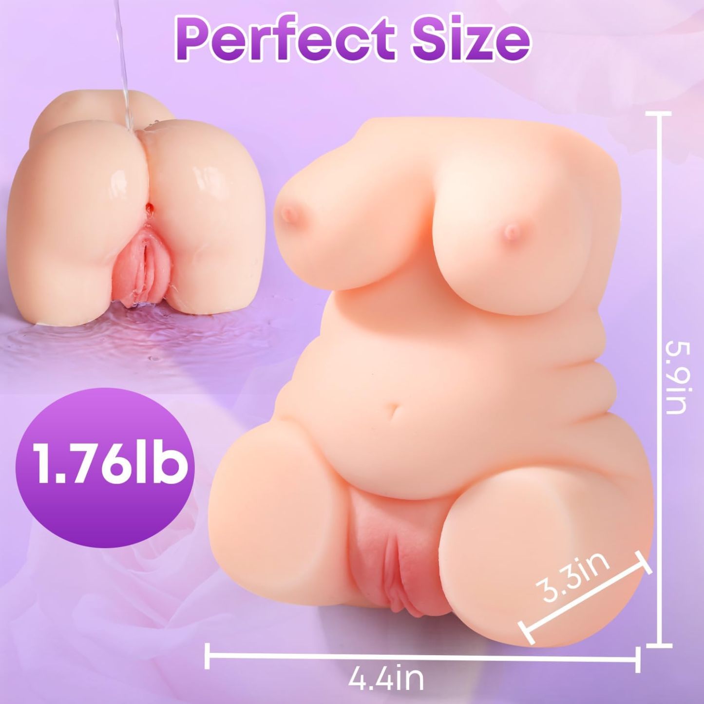 2 in 1 Pocket Pussy Sex Doll