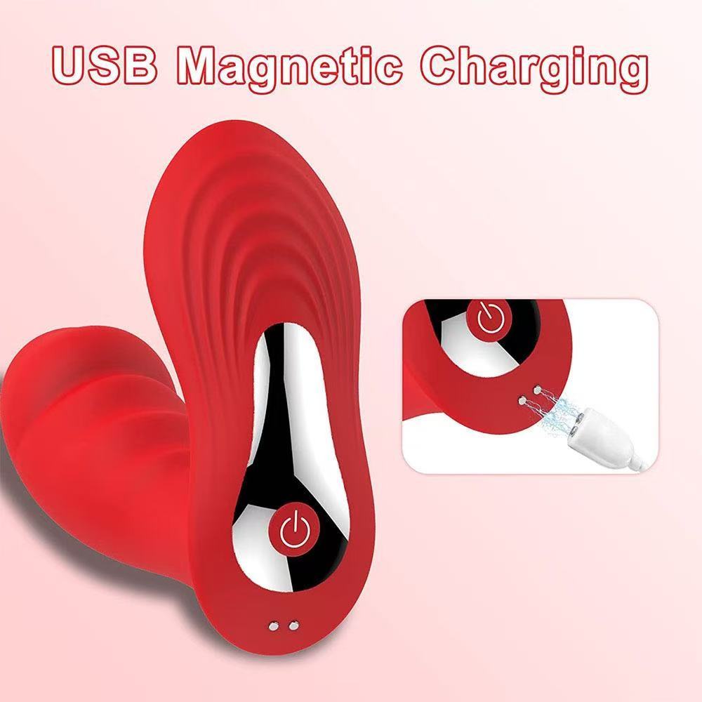 Angela double-headed vibrator magnetic charging 10-frequency massage stick female silicone masturbation adult products wholesale
