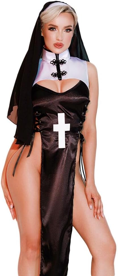 Cosplay nun uniform underwear pajamas