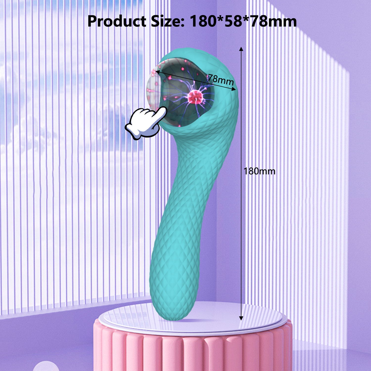 Flashing Vibrator Female Insertion Massage Sex Toys G-spot Vibration Couple Adult Sex Toy
