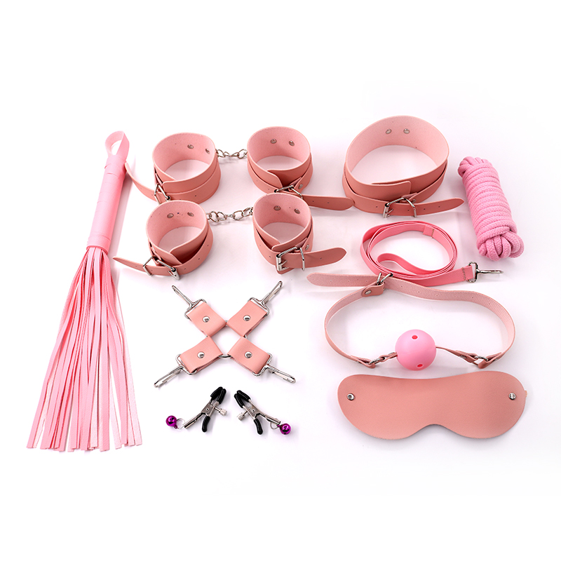  SM set sex toys couple sex products plush leather adult sex products sm suit bondage nipple clamp suit couples couples adult bondage alternative toys