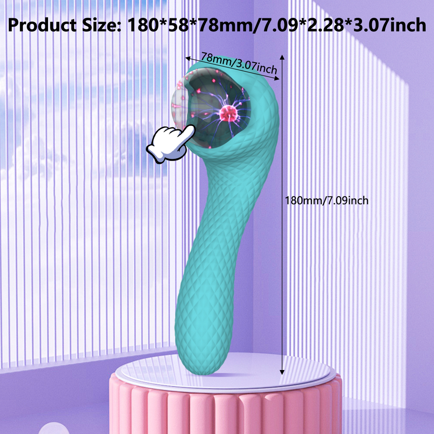 Flashing Vibrator Female Insertion Massage Sex Toys G-spot Vibration Couple Adult Sex Toy