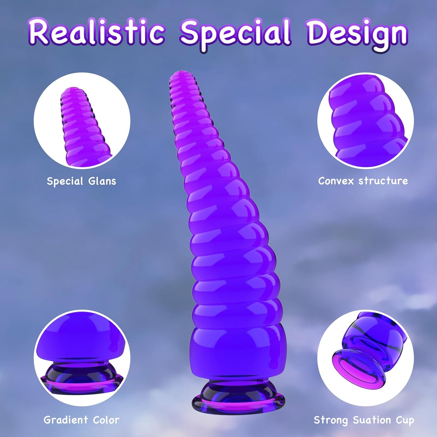 Monster dragon dildos in a set of 3 sizes