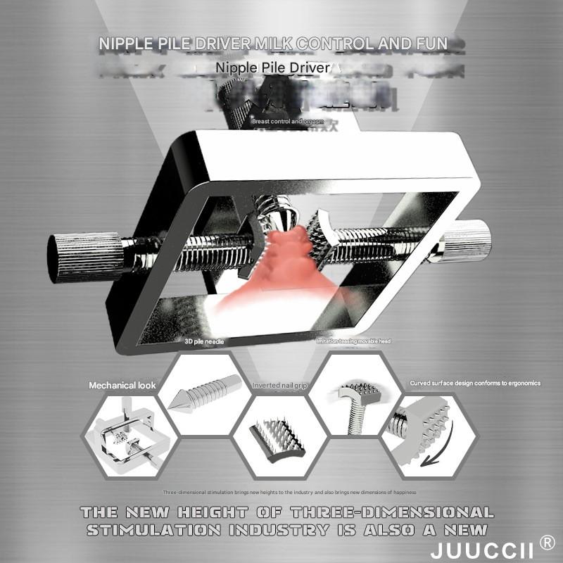 Nipple pile driver, nipple clamp, breast torture, breast sensitivity training device, nipple transformation, sm training Humanity tool