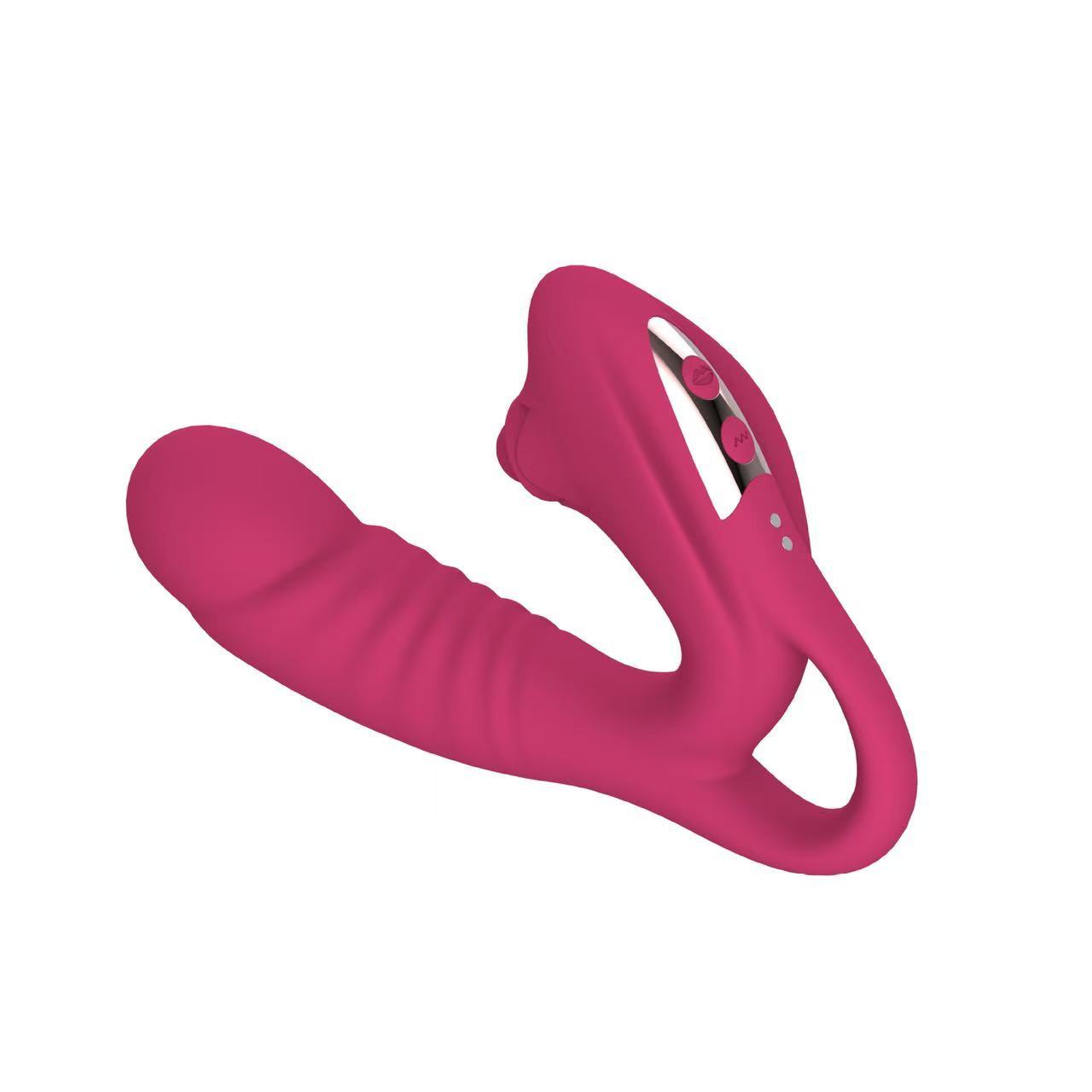 Double-head vibration Shen Gongbao second generation dual motor silicone vibrator female silicone dedicated rechargeable adult massage stick