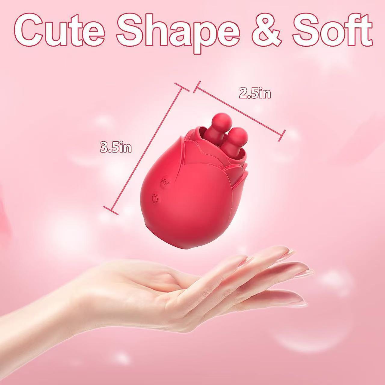 Foreign trade new Romeo Rose double tongue licking vibrator female clitoral nipple orgasm sex toys wholesale
