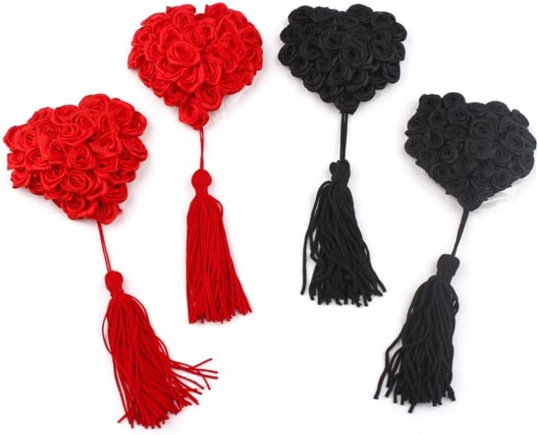 Rose Heart Nipple Covers