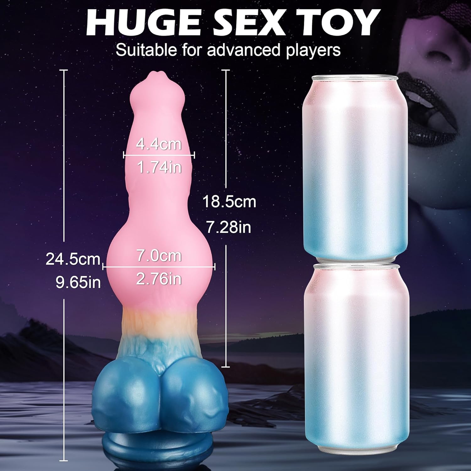 9.65 Inch Monster Dildo