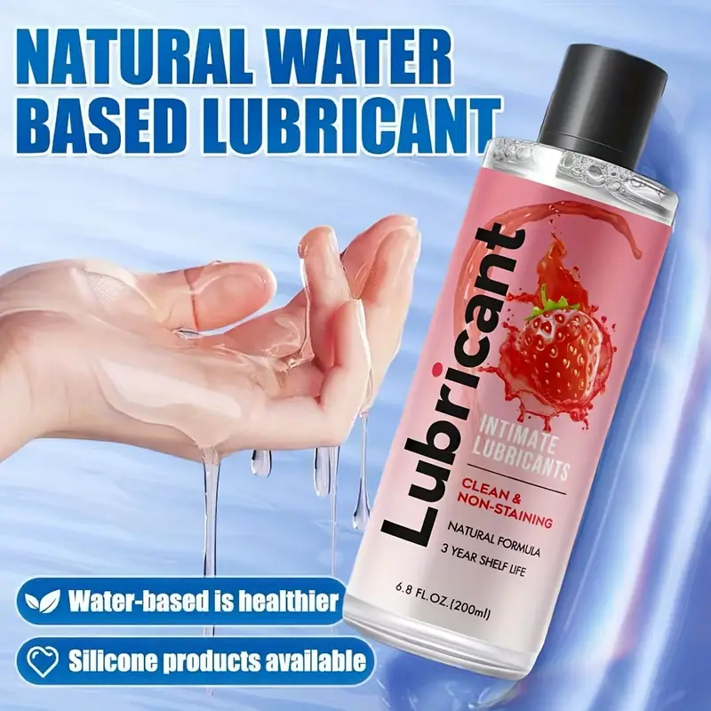 2 bottles of strawberry flavor, foreign trade lubricant female private care lubricant adult products