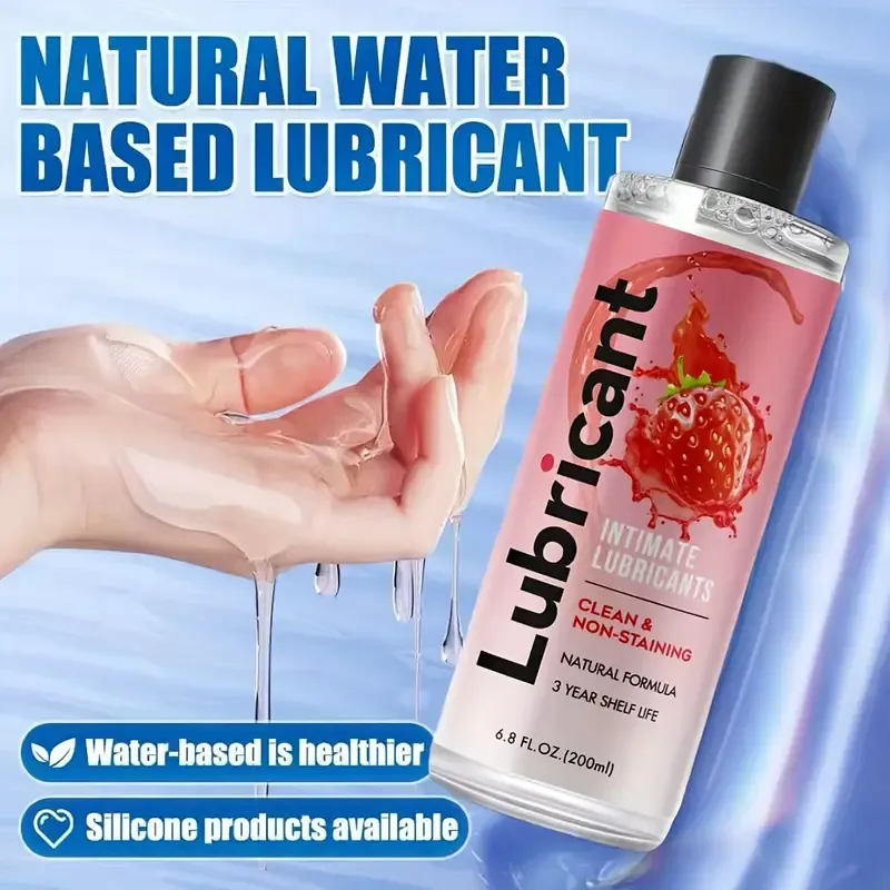 2 bottles of strawberry flavor, foreign trade lubricant female private care lubricant adult products