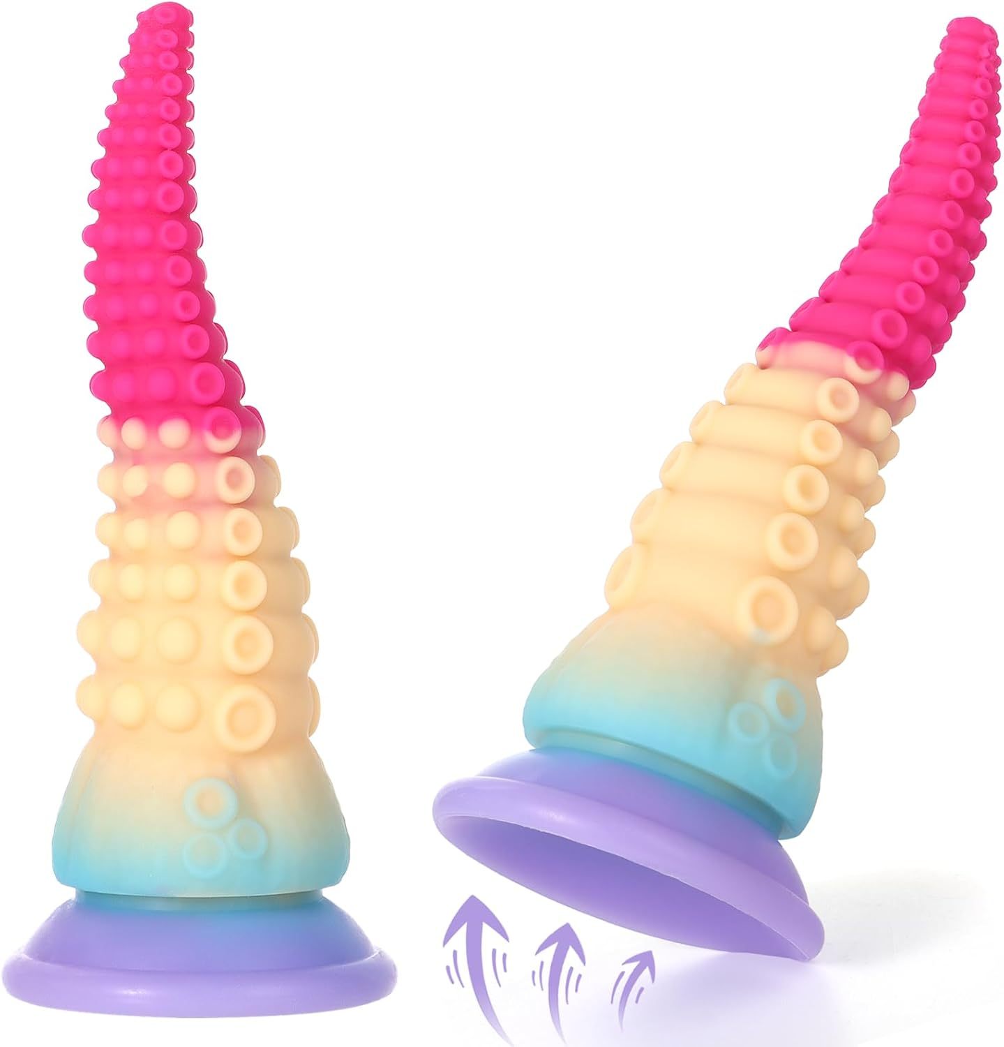 Long tapered tentacles fantasy octopus sex toy
