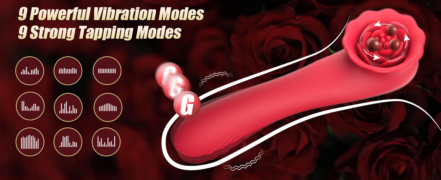 Rose Sex Toy Vibrator Adult Sex Toys Rose Vibrator Dildo for Female Sex Toy