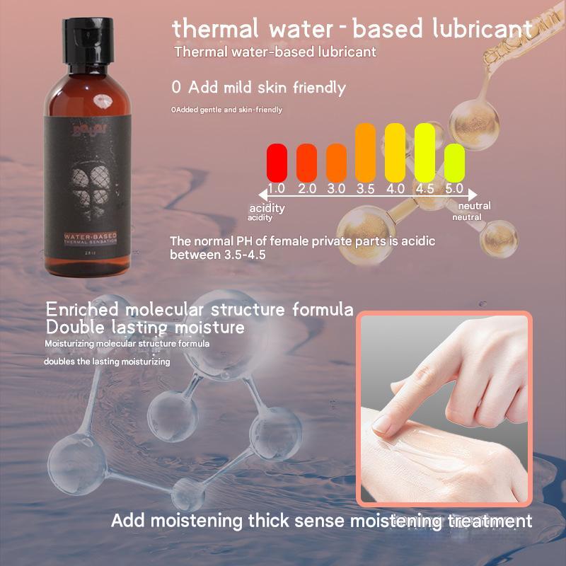 Thermal oil Human body heat lubricant couple supplies climax flirting lubricant physical heating non-stimulating