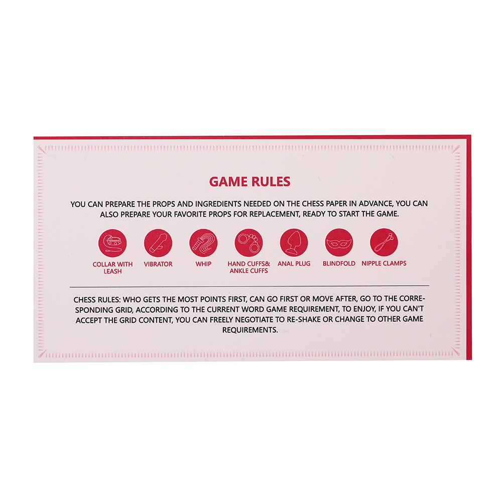 BDSM Fun chess games, interactive games for couples to increase affection, home life love tools, fun adult products Suitable for two adults