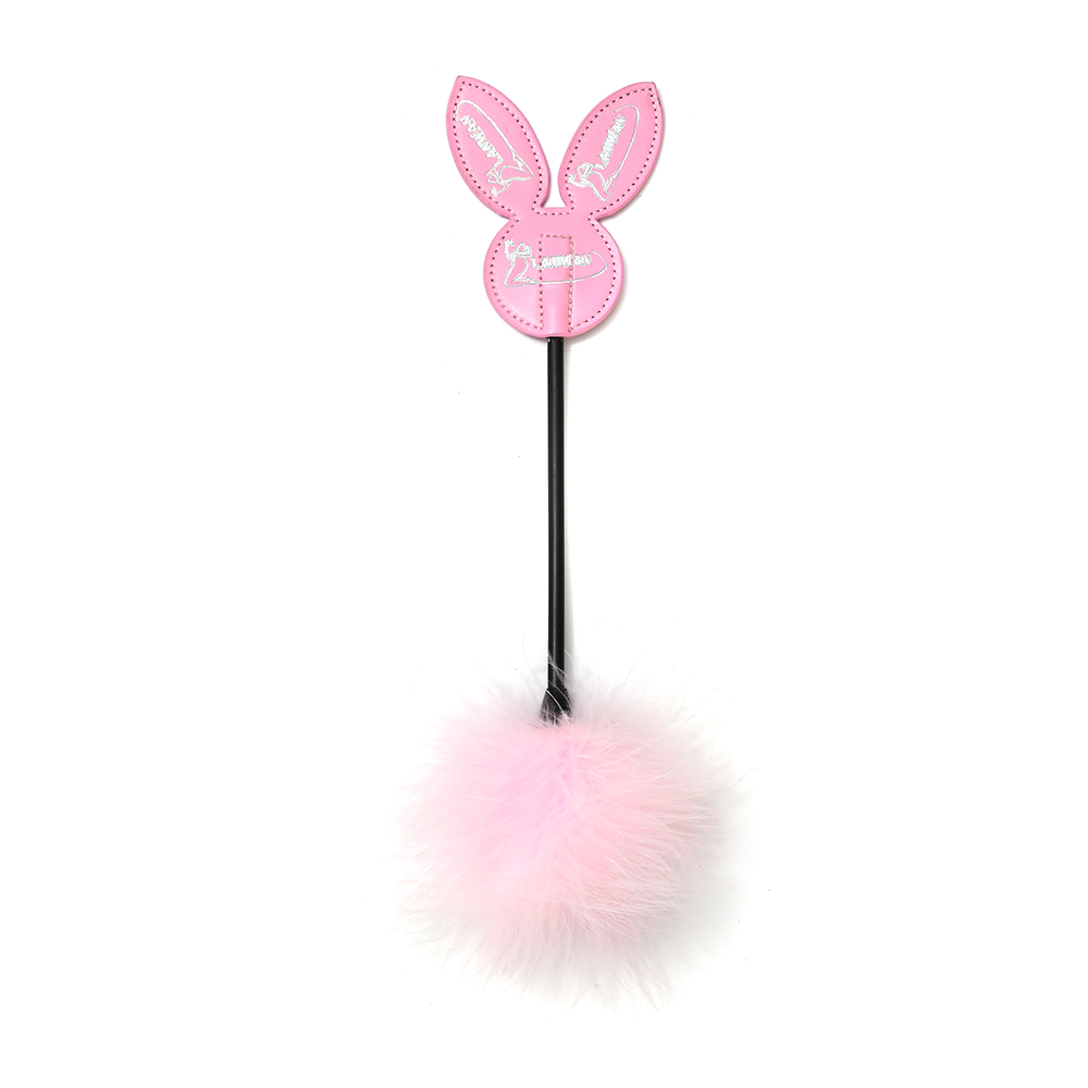 Pink Bunny 7pcs BDSM Bondage Restraint Sex Toys - 7pcs Leather Ankle Handcuffs Whip Restraint Accessories Adult Sex Games Male and Female Couple Foreplay | Pink