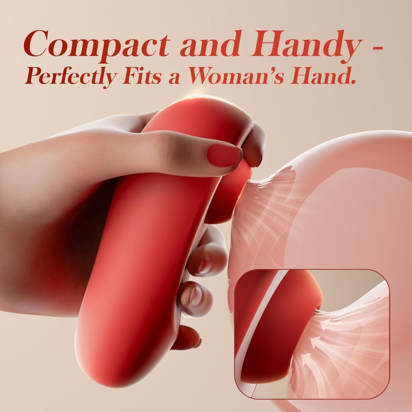Sucking Vibrator Sex Toys for Women - MOOLIGIRL Clitoral Suction & Vibrating Stimulator, 7 Modes Rechargeable Mini Discreet Adult Toys for Female Couples, Anal Nipple Clit Sucker Rose Sex Toy