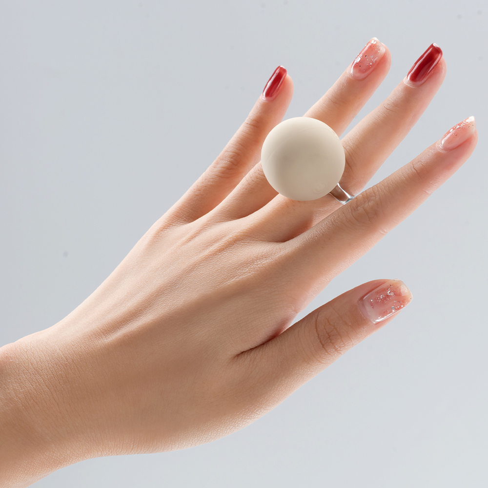 Ring Vibrator Silicone rechargeable bullet finger vibrator female device masturbator toy supplies vibration