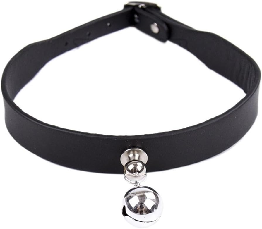Sexy Collar with Bell, Bondage Restraint Adult Sex Toys, Adult Game Neck Ring Sex Products Women