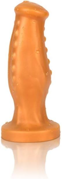 Butt plug with strong suction cup, realistic dildo, soft liquid silico