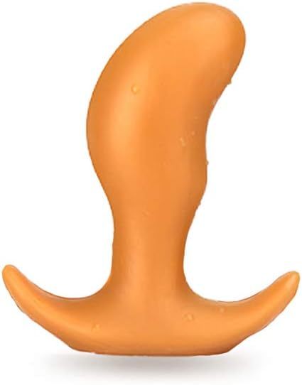 Super Soft Anal Plug, Sex Factory Flexible Liquid Silicone Butt Plug Prostate Massage G-spot Dildo Anal Trainer Kit for Beginner Advanced Players