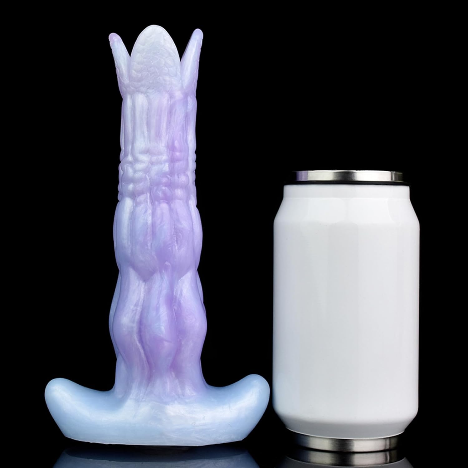 Pneumatic Monster Egg Layer with 5 Eggs, 8.1 Inch Silicone Egg Laying Tentacle Dildo Inflatable Anal Plug