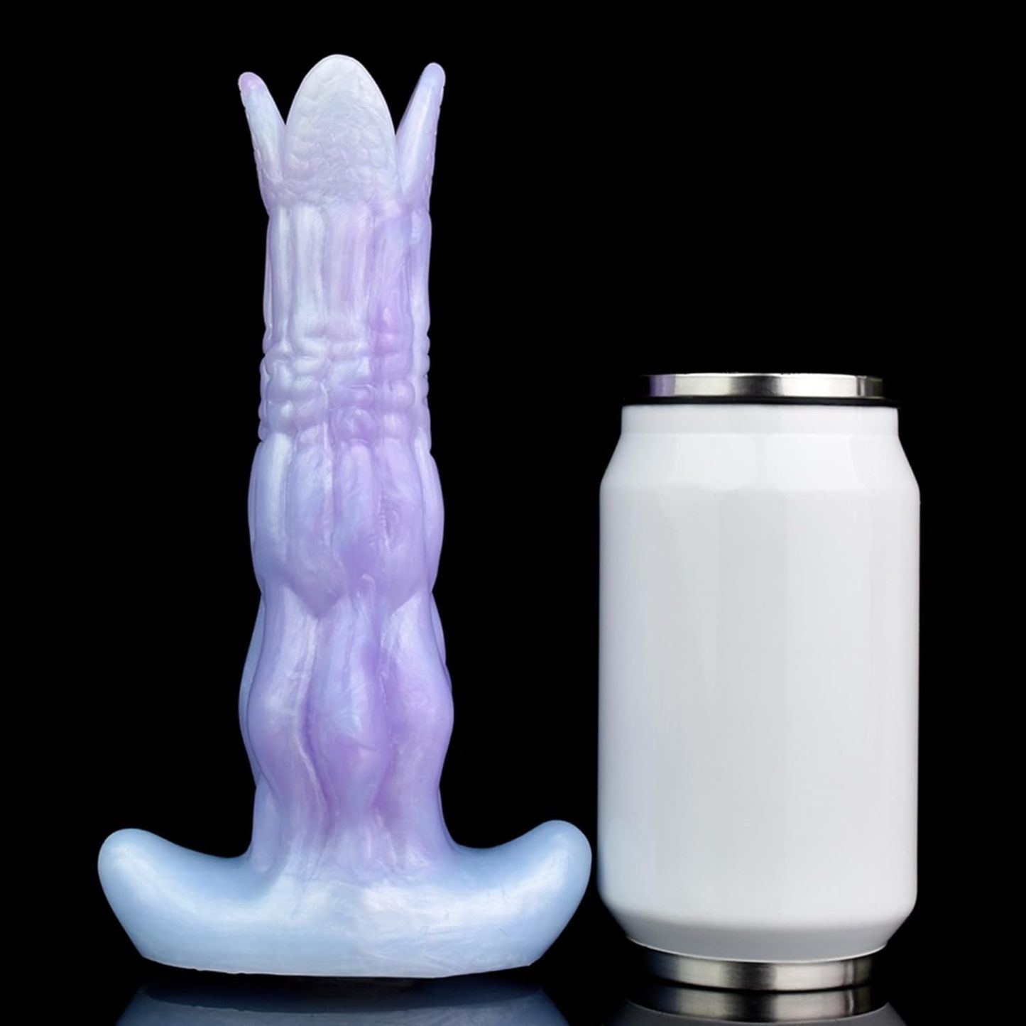 Pneumatic Monster Egg Layer with 5 Eggs, 8.1 Inch Silicone Egg Laying Tentacle Dildo Inflatable Anal Plug