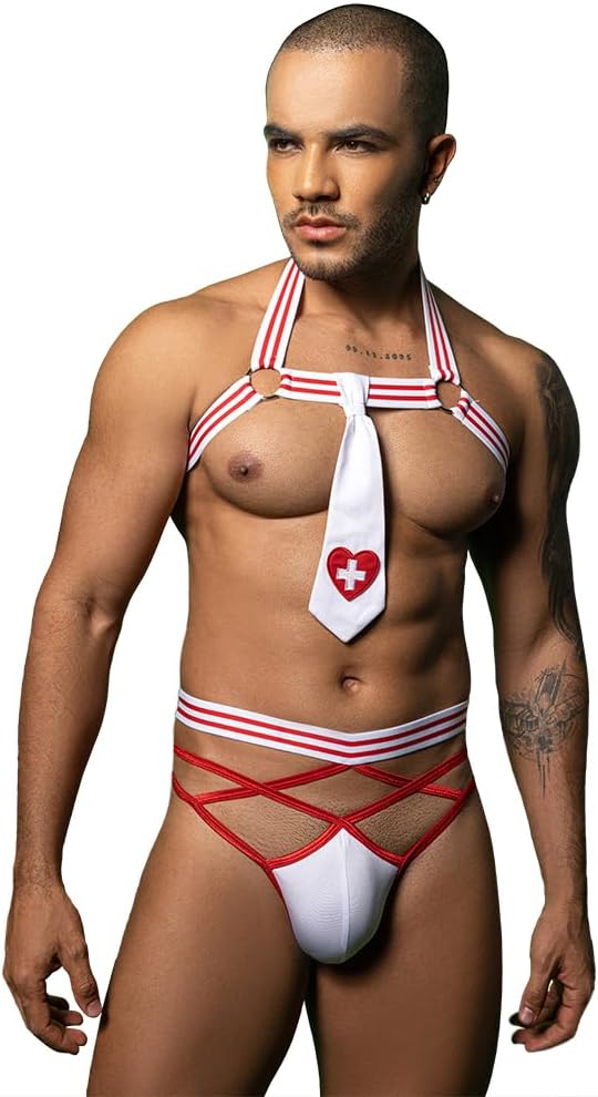 Men's underwear nurse sexy role play underwear