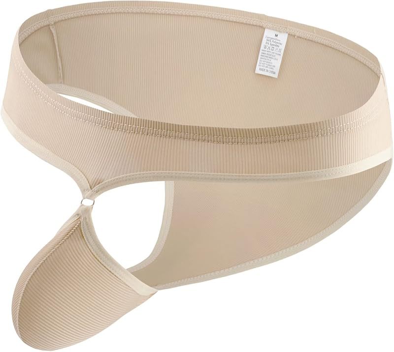 Men's Sexy Low-Rise Stretch Transparent Thong