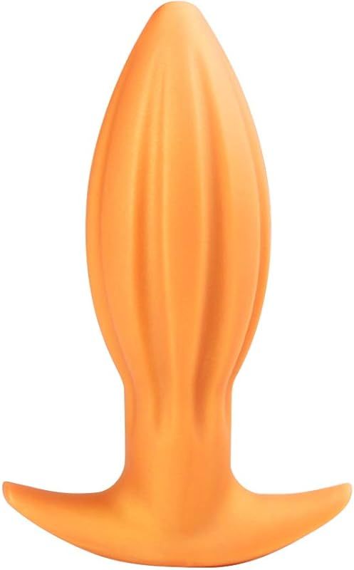Ultra-soft anal plug flexible liquid prostate massage