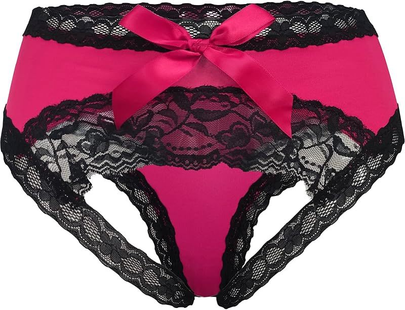 Women's Sexy Lace Panties with Bowknot
