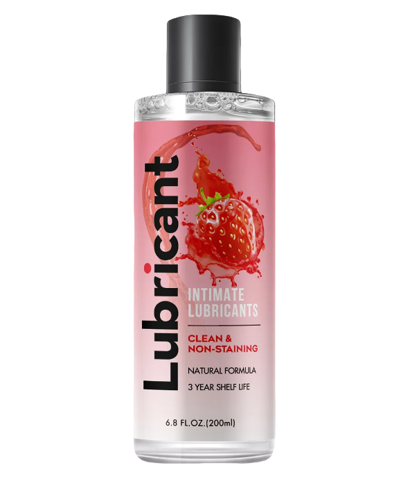 3 bottles of strawberry flavor, foreign trade lubricant female private care lubricant adult products
