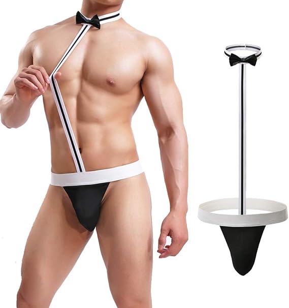 Men's Sexy Men's Bikini Halter Swimsuit Thong