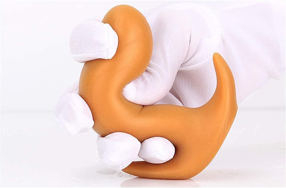 Super Soft Anal Plug, Sex Factory Flexible Liquid Silicone Butt Plug Prostate Massage G-spot Dildo Anal Trainer Kit for Beginner Advanced Players
