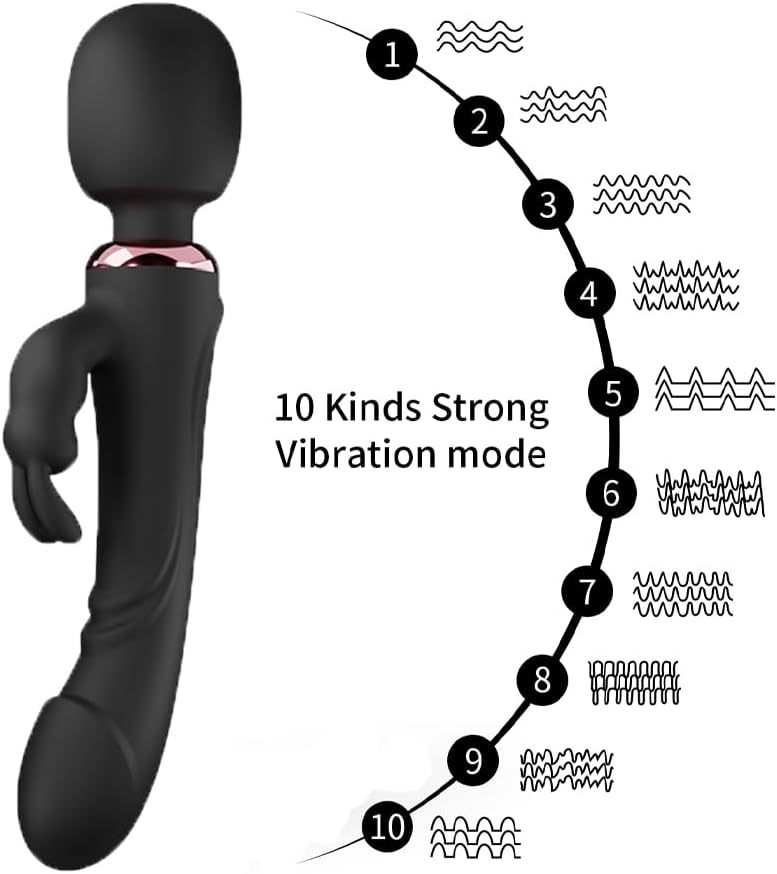 New Rabbit Ears Pleasure Toy Set 10 Powerful Modes Adult Toys for Women Portable Gifts Fun Women Toys Most Pleasure Machine Woman Cheap Men Soft Sensory Accessories Machine Tool