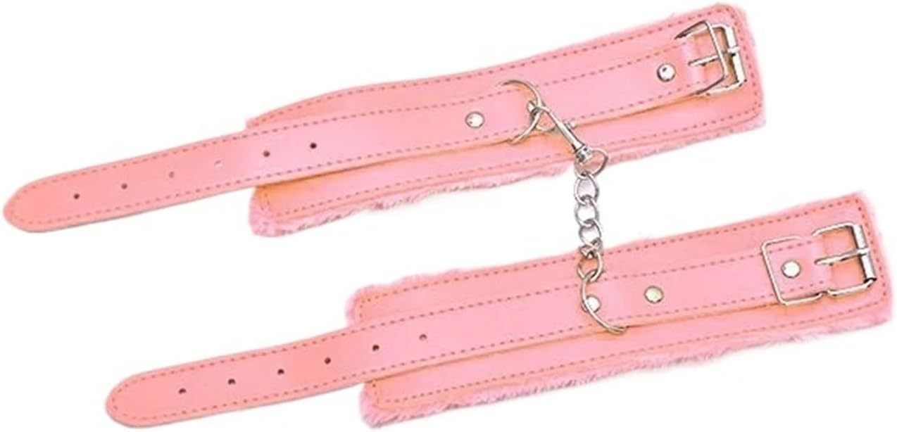 PU Leather Handcuffs Wrist Restraints Adult Flirting Game,Fetish Bonda