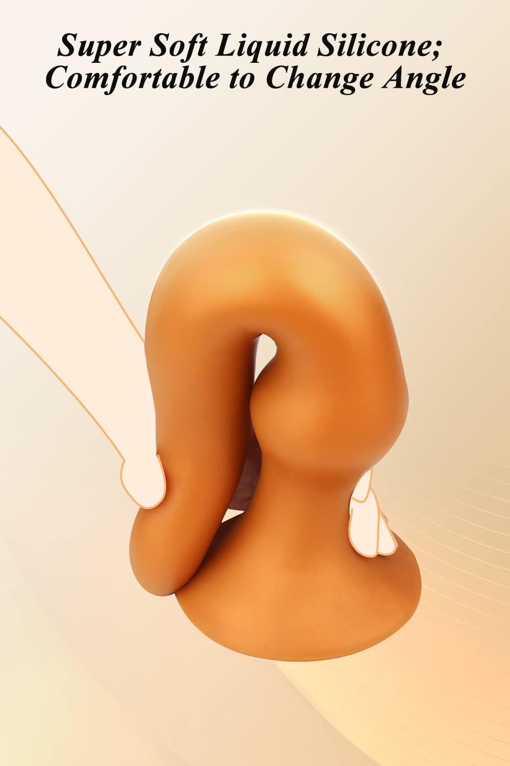 Extended butt plug dildo with strong suction cup soft liquid silicone butt plug vaginal stimulation prostate massage suitable for beginners and advanced players