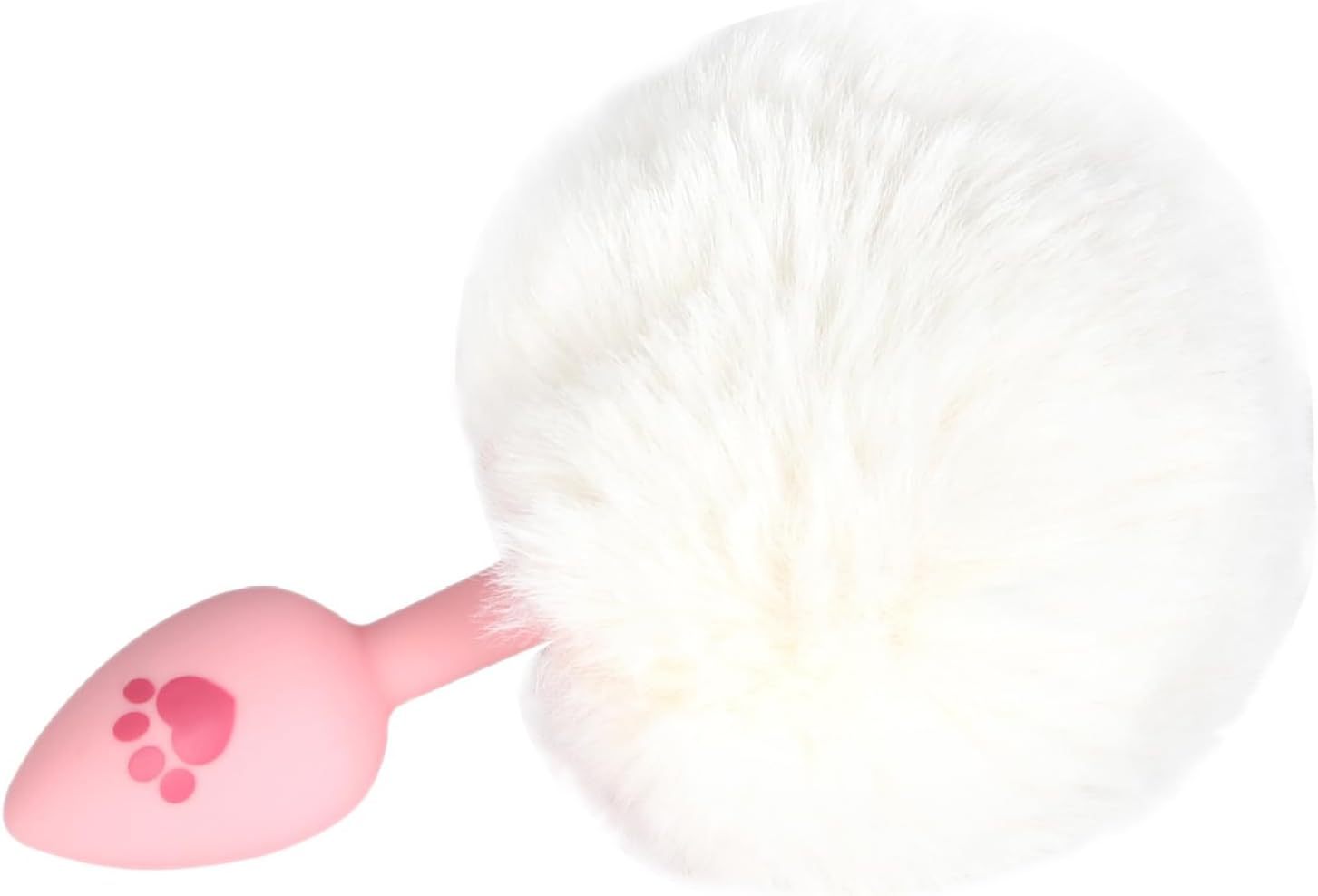 Bunny Tail Anal Butt Plug Anal Silicone Anal Plug Fluffy Rabbit Tail Sex Toys Cute Sexy Cosplay Adult Games for Men or Women