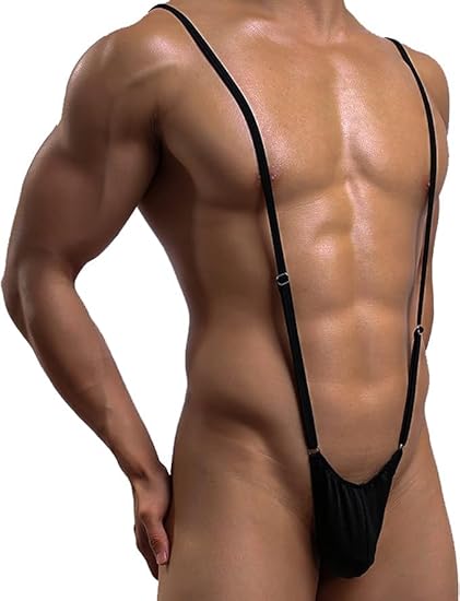 Black sexy men's underwear sexy thong crotch flap front elastic raised point underwear one size