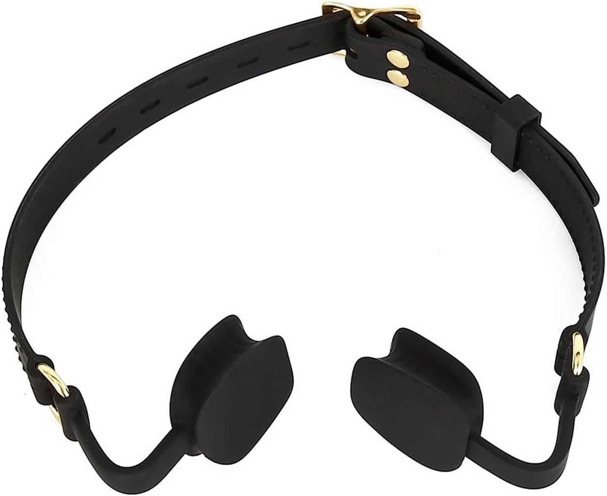 Soft Silicone Open Mouth Oral Split Harness Ball Bite Fetish Bondage R