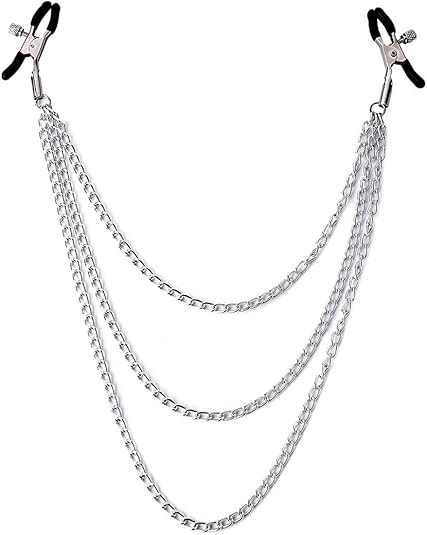 Body Chain Stainless Steel Adjustable Body Clamps Body Ring Non-Piercing for Women Faux Body Jewelry